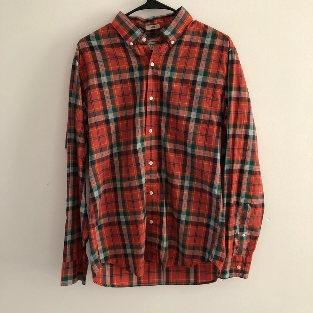 J. Crew Slim Cotton Button-Up Shirt